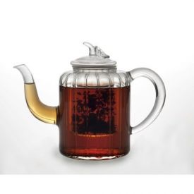 Enlarge BonJour 53750 Ad�le 27-oz. Glass Teapot with Glass Infuser