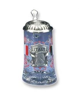 Enlarge Italy Glass Beer Stein