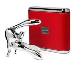 Enlarge Metrokane 6095 VIP Rabbit Lever-Style Wine Opener - Red Leather