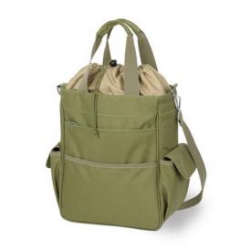Enlarge Picnic Time Activo Waterproof Insulated Cooler Tote - Olive Green/Tan