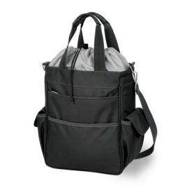 Enlarge Picnic Time Activo Waterproof Insulated Cooler Tote - Black/Silver