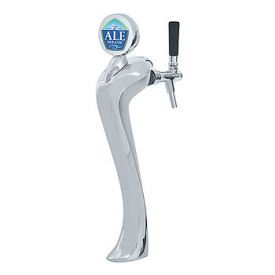 Enlarge 6601-C-A-M Sexy Beer Tower, 1 Faucet, Chrome Finish, Air Cooled, Illuminated Medallion