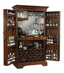 Enlarge Howard Miller 695-064 Sonoma Hide-A-Bar Wine & Spirits Cabinet