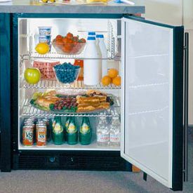 Enlarge Marvel 6ADA-BS ADA All Refrigerator - Black / SS Door Panel