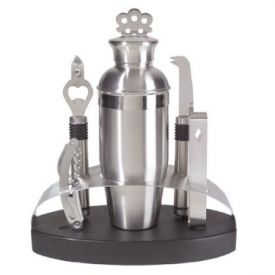 Enlarge Oggi 7152 Oval Stainless Steel 7 pc. Bar Tool Set