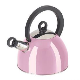 Enlarge Oggi 7188.13 Pink Whistling Tea Kettle