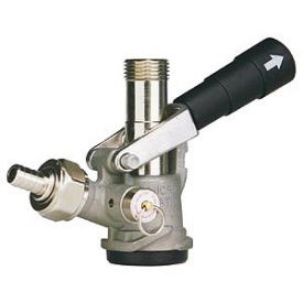 Enlarge 7485E-S - D System Keg Tap Coupler - Black Lever Handle