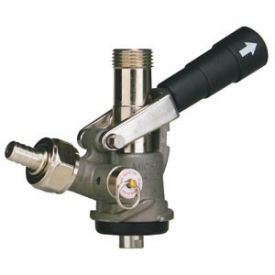 Enlarge 7486E-S - S System Keg Tap Coupler - Black Lever Handle