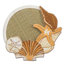 Enlarge Seashells Diva Glass Slippers� - Set of 4