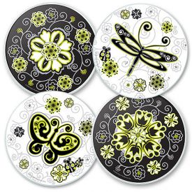Enlarge Urban Garden Glass Coaster Set