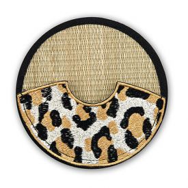 Enlarge Wild Spirits Glass Slippers� - Leopard - Set of 4