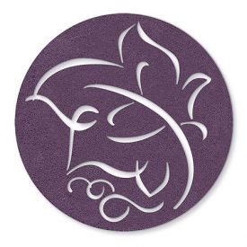 Enlarge Purple Leaf - Felt Coasters