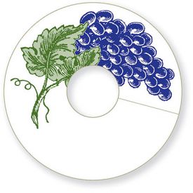 Enlarge Grape My Glass� Wine Glass Tags