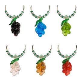 Enlarge Glass Wine Country My Glass� Wine Charms