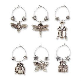 Enlarge I Gotta Buzz My GlassŪ Wine Charms