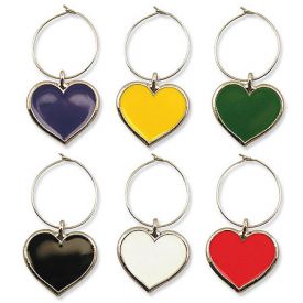 Enlarge Color My Heart My GlassŪ Wine Charms