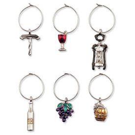Enlarge Wine Icons My Glass� Wine Charms