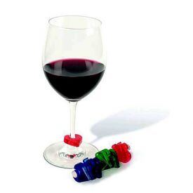 Enlarge Wine Glass ID Tags Playing Card Symbols