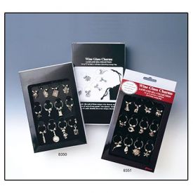 Enlarge Land & Sea Wine Glass Charms Collection Set of 12
