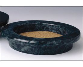 Enlarge Green Marble Grande Wine Bottle Coaster