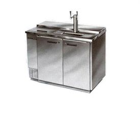Enlarge Beverage-Air Kegerator DD50C-S Club Top 2-Keg Beer Cooler - All Stainless