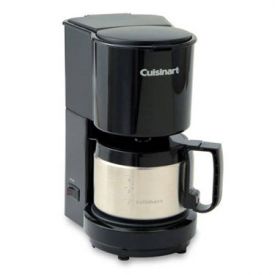 Enlarge Cuisinart DCC-450BK 4-Cup Coffeemaker w/ Stainless Steel Carafe - Black