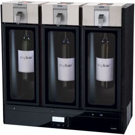 Enlarge skybar WP1100-000-000 THREE Wine Preservation System, Black Wood Finish
