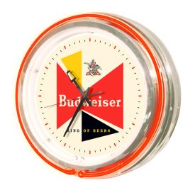 Enlarge Budweiser® AB-56605 - Retro Neon Clock