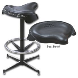 Enlarge Harley-Davidson� HDL-12113 - Solo Saddle Seat Bar Stool