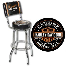 Enlarge Harley-Davidson� HDL-12203 - Oil Can Barstool