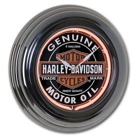 Enlarge Harley-Davidson® HDL-16617 - Oil Can Neon Clock