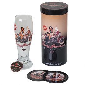 Enlarge Harley-Davidson® HDL-18701 - American Beauty Pilsner Gift Set - Betty