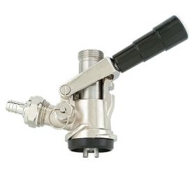 Enlarge KT86S-L - S System Keg Tap Coupler - Black Lever Handle