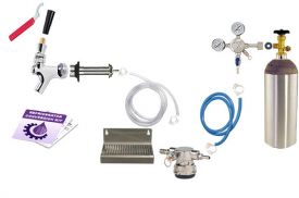 Enlarge Kegco Low Profile Deluxe Door Mount Kegerator Kit