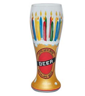 Enlarge Birthday Beer Pilsner Glass by Lolita Gotta Love Beer Collection