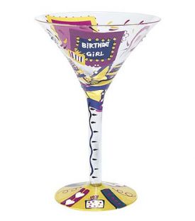 Enlarge Birthday Girl Martini Glass by Lolita Love My Martini