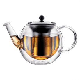 Enlarge Bodum 10280-10 BORA BORA 2 Cup Double Wall Tea Press, 0.5 L.