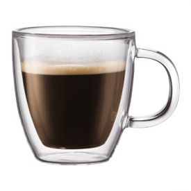 Enlarge Bodum 10602-10 BISTRO 2 Pcs. Double Wall Espresso Mug, 0.15 L.