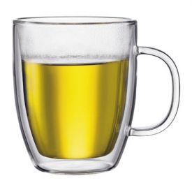 Enlarge Bodum 10606-10 BISTRO 2 Pcs. Double Wall Jumbo Mug, 0.45 L.