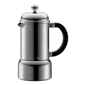 Enlarge Bodum 10616-16 CHAMBORD 3 Cup Chrome Espresso Maker, 0.18 L.