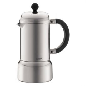 Enlarge Bodum 10616-81 CHAMBORD 3 Cup Aluminium Espresso Maker, 0.18 L.