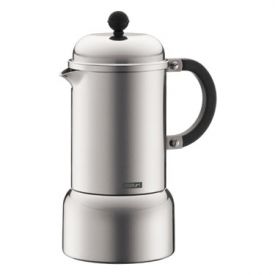Enlarge Bodum 10617-81 CHAMBORD 6 Cup Aluminium Espresso Maker, 0.35 L.