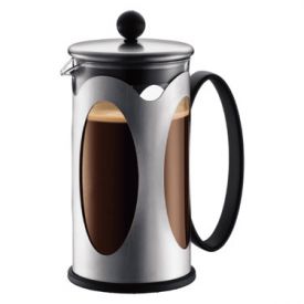 Enlarge Bodum 10701-16 KENYA 8 Cup Stainless Steel Coffee Maker, 1 L.