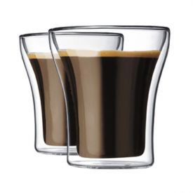 Enlarge Bodum 4555-10 ASSAM 2 Pcs. Double Wall Small Glass, 0.2 L.