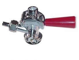 Enlarge CH5001 - D System Keg Coupler by Taprite - Red Handle