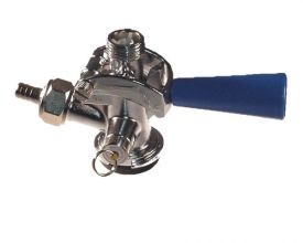 Enlarge CH5000 - D System Keg Coupler by Taprite - Blue Handle