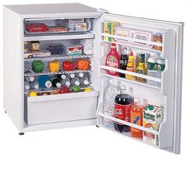 Enlarge Scratch & Dent - Summit CT70 6.0 cf Refriegerator Freezer - White w/Custom Panel Door