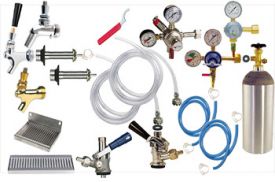 Enlarge Custom Two Keg Door Mount Kegerator Keg Tap Conversion Kit