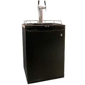 Enlarge Danby DBF163BL-2 Dual Faucet Full-Size Kegerator - Black