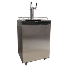 Enlarge Danby DBF163SS-2  Dual-Faucet Kegerator - Full Size Beer Cooler with Stainless Steel Door